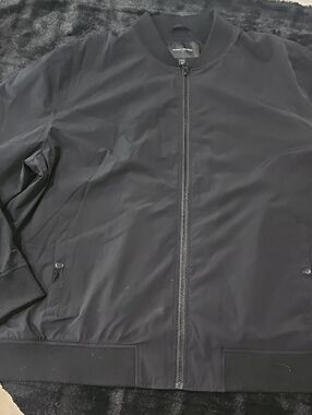 Banana Republic Black Bomber Jacket